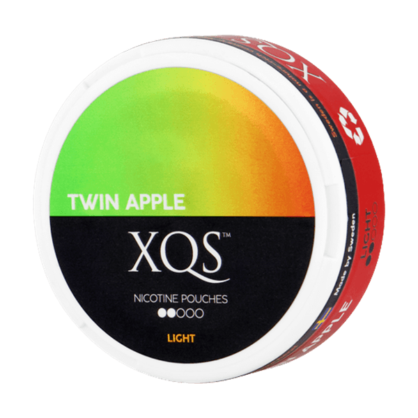 Poches de nicotine XQS Twin Apple Light