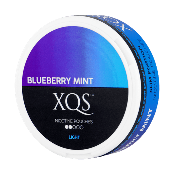 Poches de nicotine XQS Blueberry Mint Light