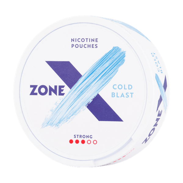 ZoneX Cold Blast Strong nicotine pouches