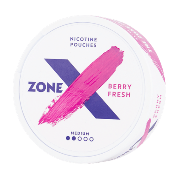 ZoneX Berry Fresh nicotine pouches