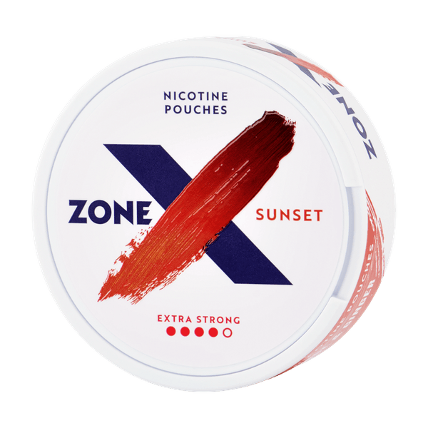 Pouches de nicotina ZoneX Sunset Extra Strong