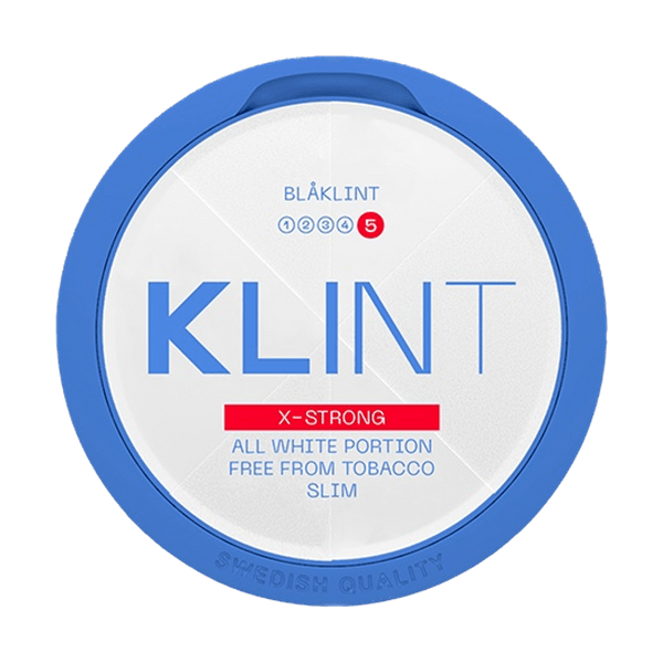 KLINT Blåklint Slim X-Strong nikotinposer