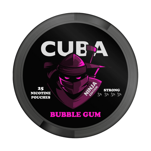 Poches de nicotine CUBA Ninja Bubblegum