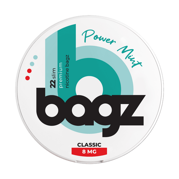 Pouches de nicotina Bagz Bagz Power Mint 8mg