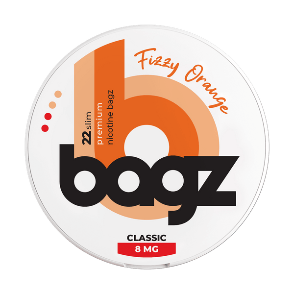 Pouches de nicotina Bagz Bagz Fizzy Orange 8mg