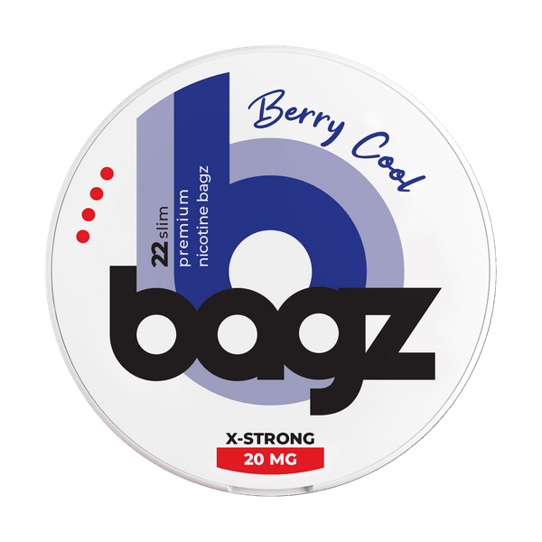 Bagz Berry Cool Max 20mg nicotine pouches