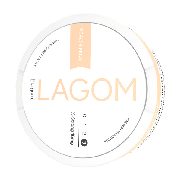 LAGOM Peach Mint 16mg nikotinposer