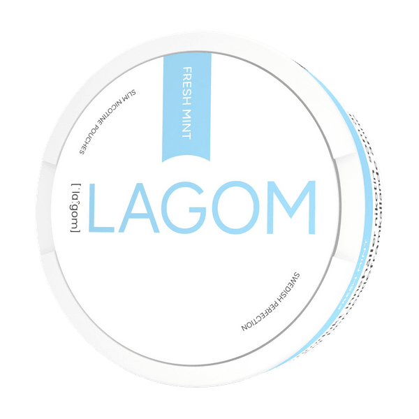 LAGOM Fresh Mint 8mg nicotine pouches