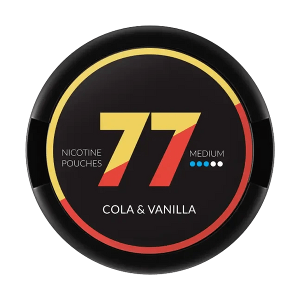 Poches de nicotine 77 Cola & Vanilla Medium