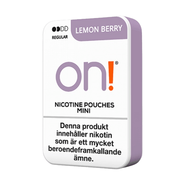 Poches de nicotine on! Lemon Berry 9mg