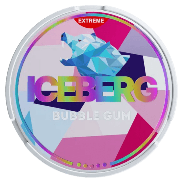 Pouches de nicotina ICEBERG Bubble Gum Extreme