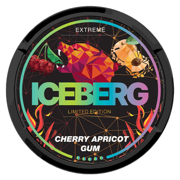 Pouches de nicotina ICEBERG Iceberg Cherry Apricot Gum Extreme