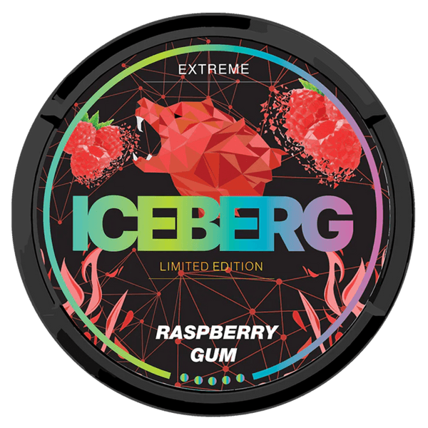 Pouches de nicotina ICEBERG ICEBERG Raspberry Gum Extreme