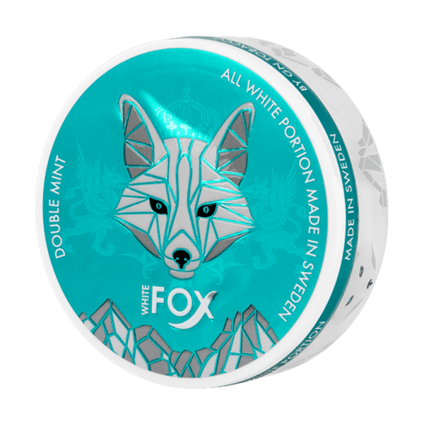 WHITE FOX Double Mint nikotino maišeliai